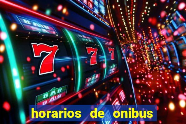 horarios de onibus cassino cidade nova