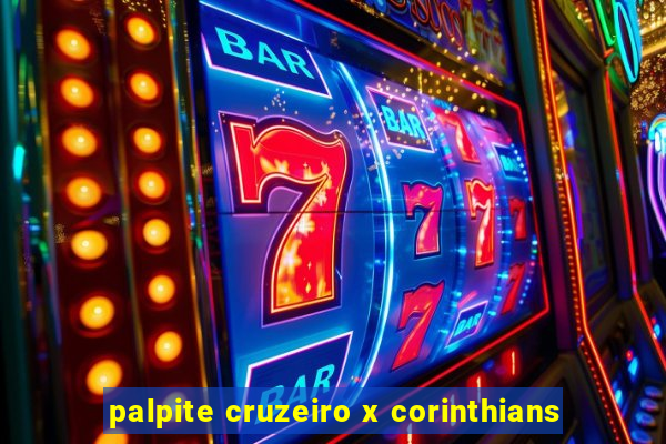 palpite cruzeiro x corinthians