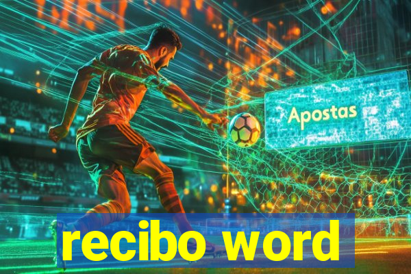 recibo word