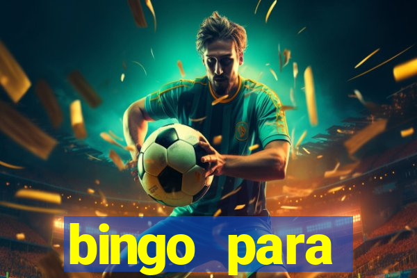 bingo para despedida de solteira para imprimir