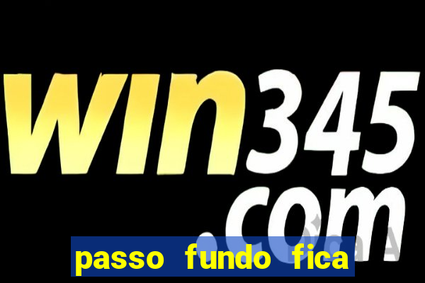 passo fundo fica perto de qual cidade