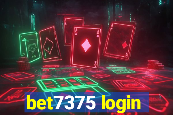 bet7375 login