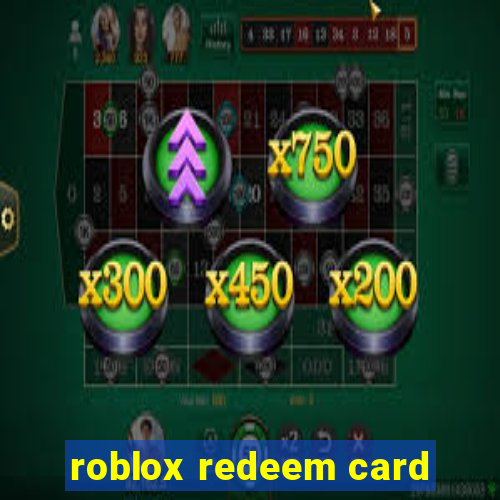 roblox redeem card