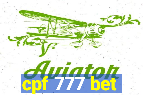 cpf 777 bet