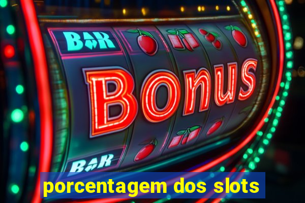 porcentagem dos slots