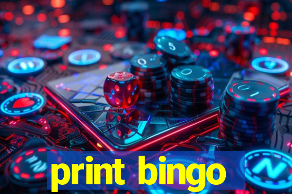 print bingo