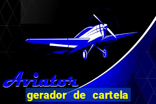gerador de cartela de bingo